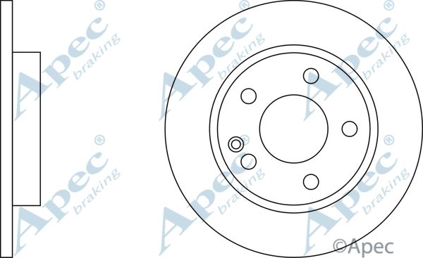 APEC BRAKING Bremžu diski DSK800